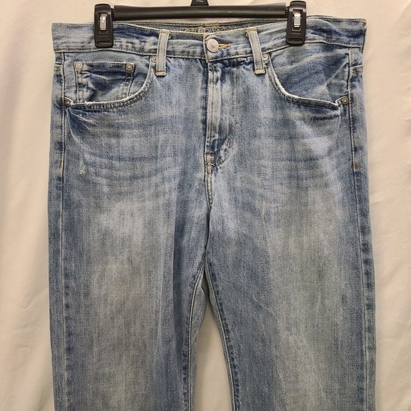 American Eagle Relaxed Straight Jeans Size 32x30 Men's Blue Denim - Picture 2 of 12